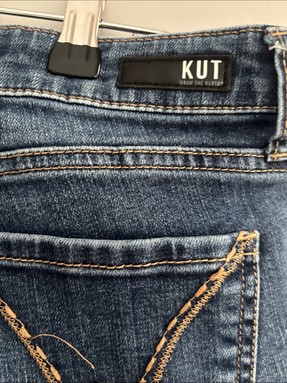 Kut from the Kloth Blue Straight-Leg Jeans - Picture 3 of 4